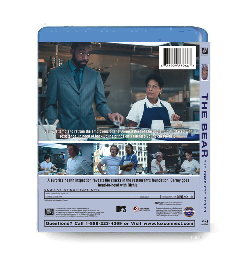 The Bear season 1-5 （5BD）Blu-ray
