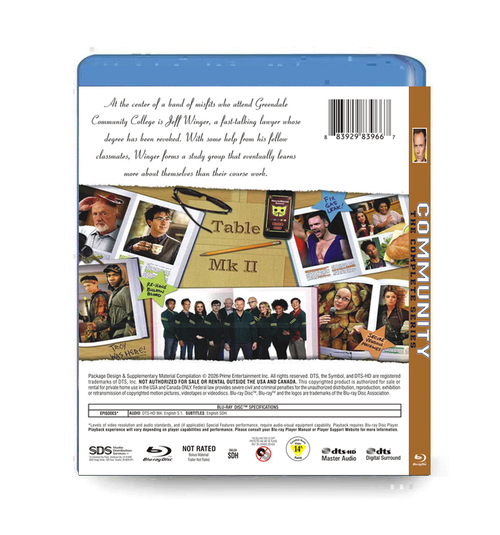 Community The Complete Series (6BD) Blu-ray