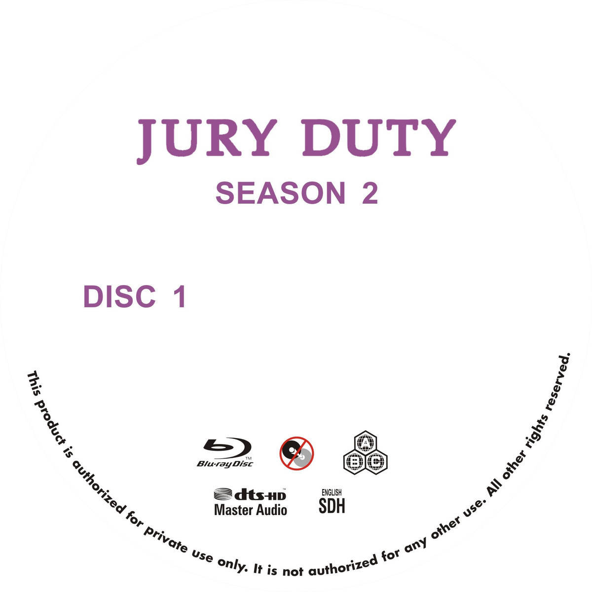 Jury Duty Season 1-2 Episodes 1-18 （3BD）Blu-ray