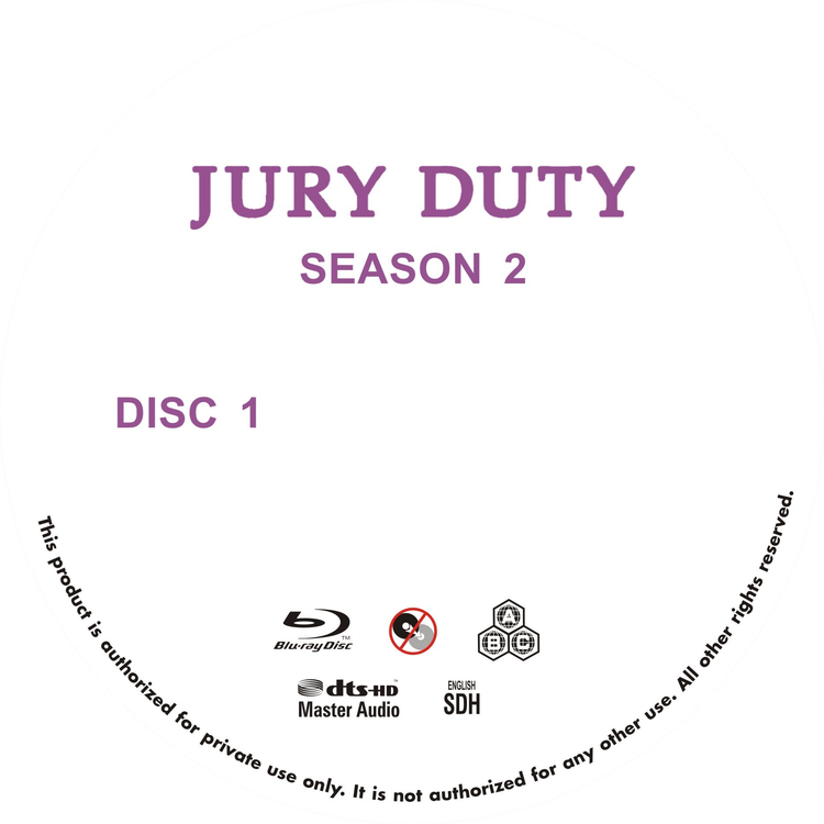 Jury Duty Blu-ray Season 1-2 18 Episodes