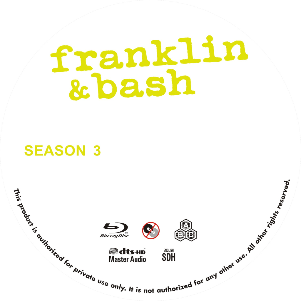 Franklin & Bash season 1-4 Episodes 1-40 (4BD) Blu-ray