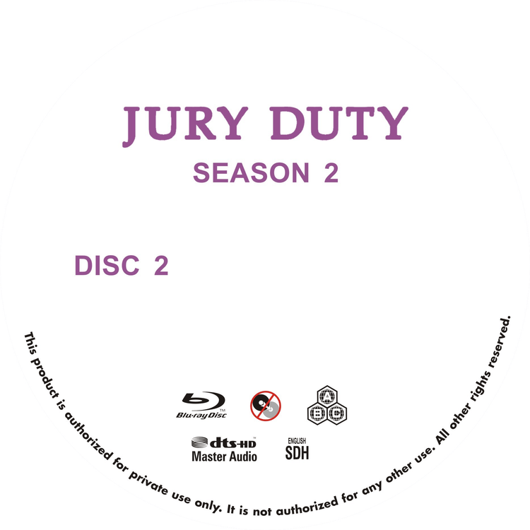 Jury Duty Blu-ray Season 1-2 18 Episodes