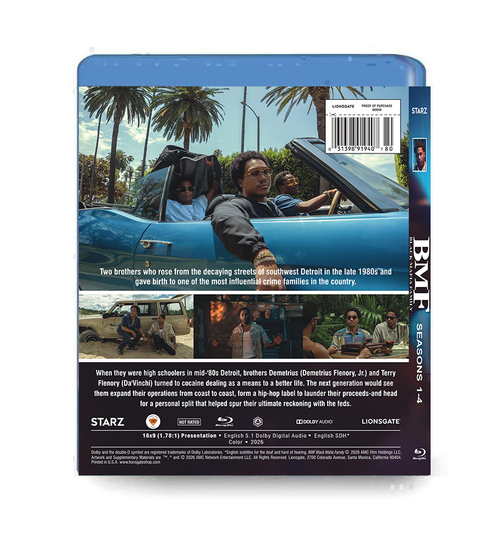 BMF season 1-4 Episodes 1-38 （4BD）Blu-ray