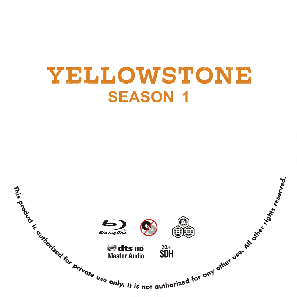 Yellowstone Season 1-5 Episodes 1-53 （5BD）Blu-ray