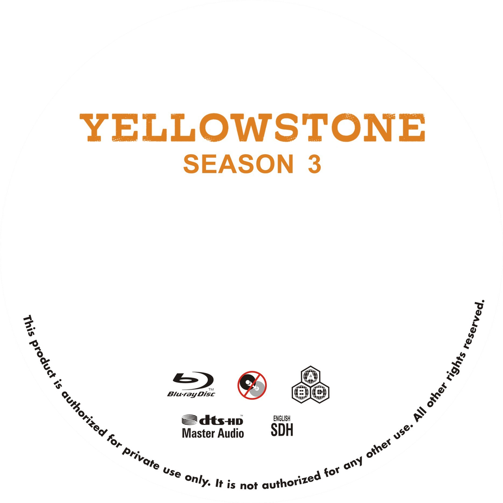 Yellowstone Season 1-5 Episodes 1-53 （5BD）Blu-ray