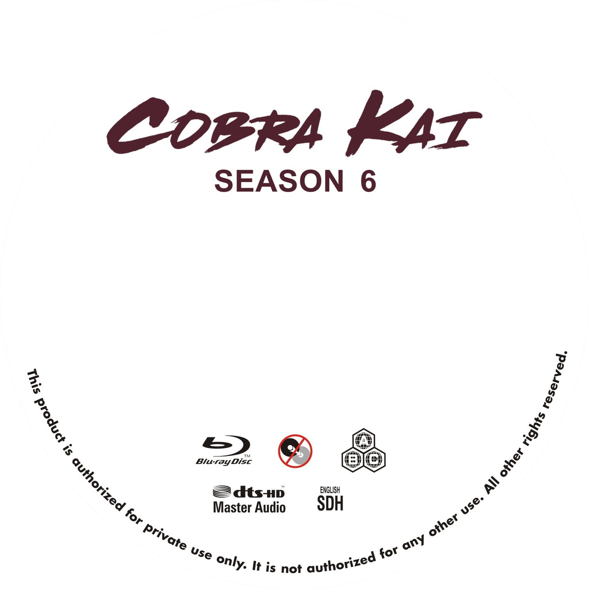 Cobra Kai season 1-6 Episodes 1-65（6BD）Blu-ray