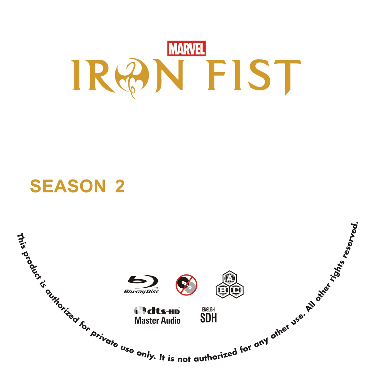 Marvel's Iron Fist Season 1-2 Episodes 1-23 (2BD) Blu-ray