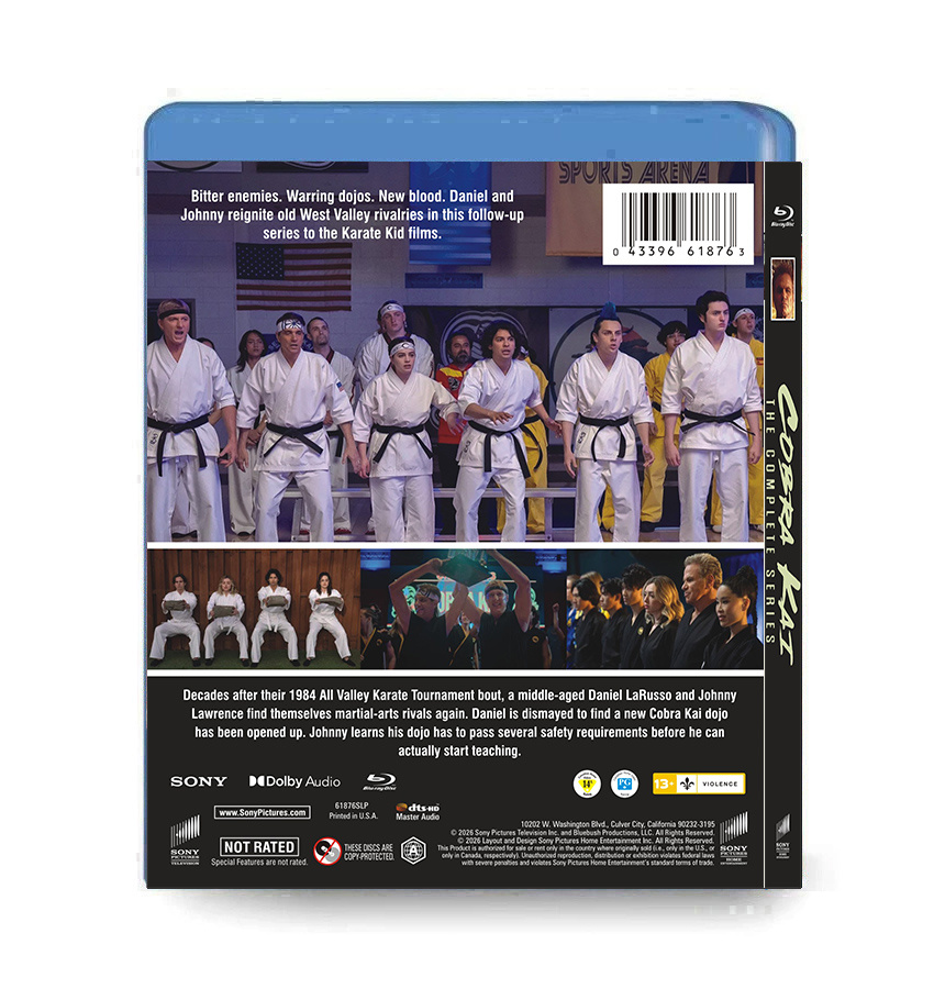 Cobra Kai season 1-6 Episodes 1-65（6BD）Blu-ray