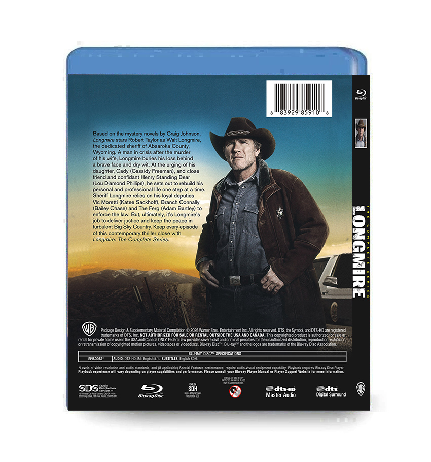 Longmire season 1-6 Episodes 1-63（6BD）Blu-ray