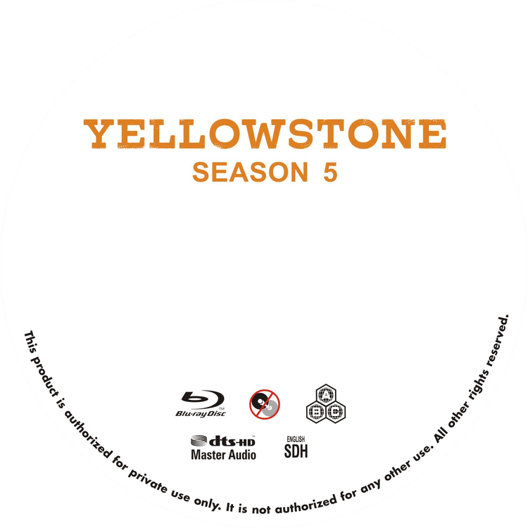 Yellowstone Blu-ray Season 1-5 – 53 Episodes