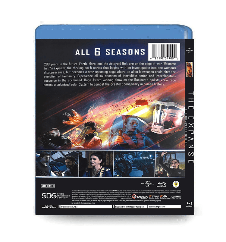 The Expanse Complete Series Blu-ray 62 Episodes