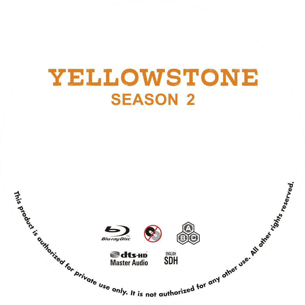 Yellowstone Season 1-5 Episodes 1-53 （5BD）Blu-ray