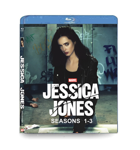 Jessica Jones Season 1-3 Episodes 1-39 （3BD) Blu-ray