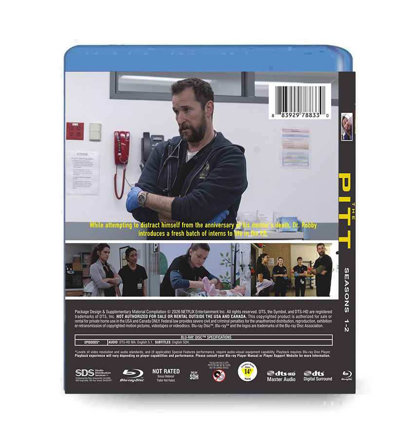 The Pitt season 1-2 Episodes 1-30（3BD）Blu-ray